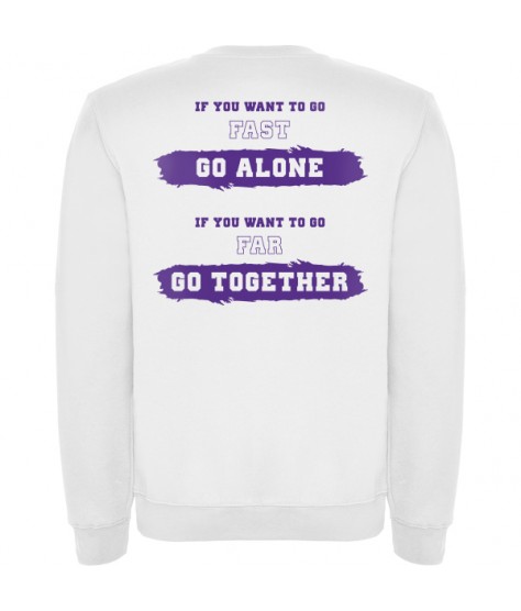 Sudadera Blanca Team Penguins